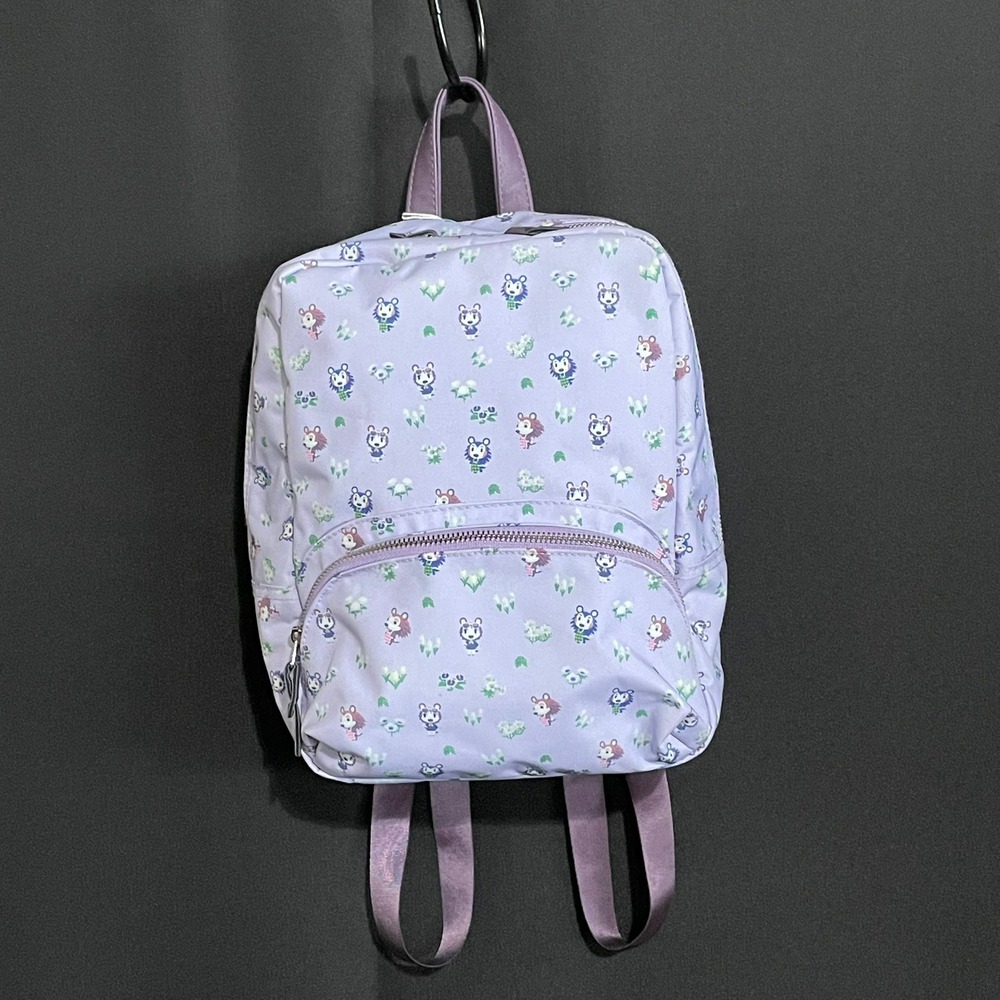 Nintendo Animal Crossing Mini Backpack Unisex Small Purple Able Sisters